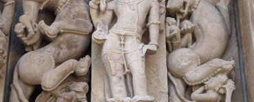 Vyala Sculpture at Khajuraho Temple